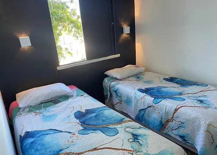 Apartamento A 900M Da Praia Com Ar Condicionado